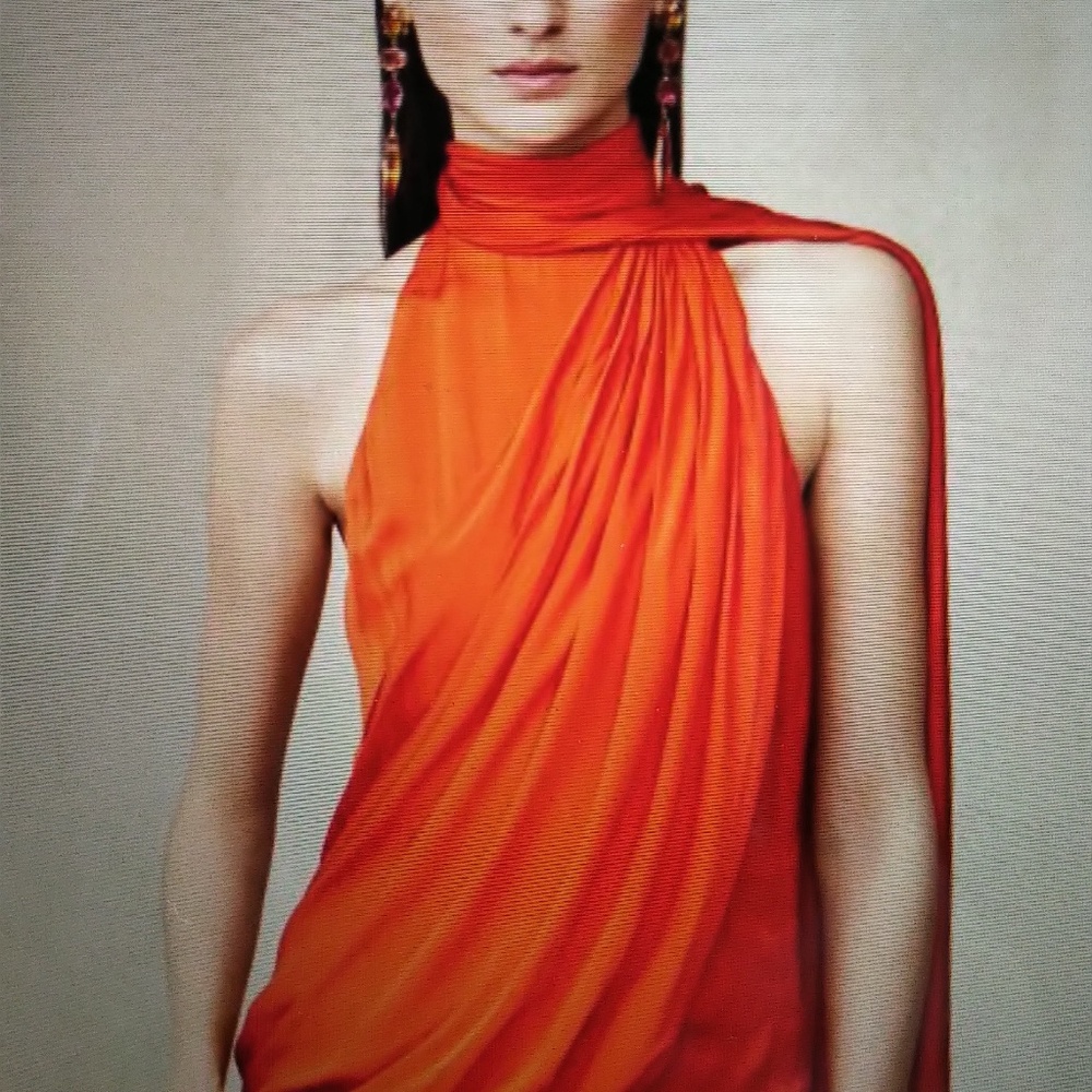 Ralph Lauren Silk ASHLEY Halter Top